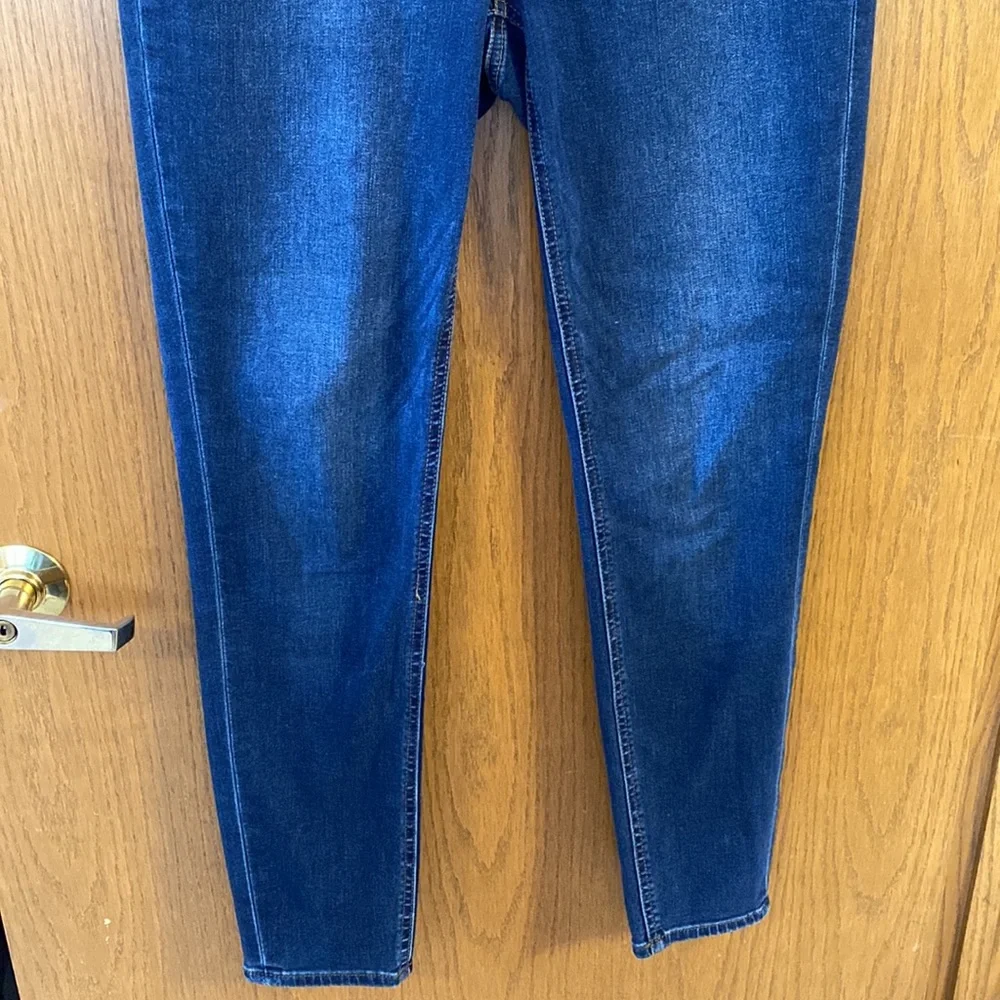 Talbots Flawless Five-Pocket Dark Wash Jeggings - Picture 8 of 10